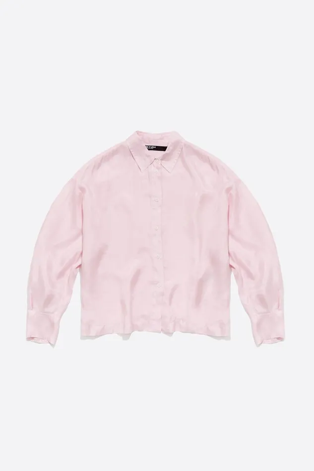 Pink Boxy Shirt Pink Women Bimba Y Lola Shirts Pink Boxy Shirt Pink Women Bimba Y Lola Shirts