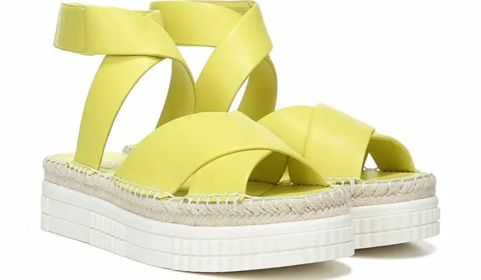 Platform Women Franco Sarto Franco Brock Platform Sandal Limeade Leather
