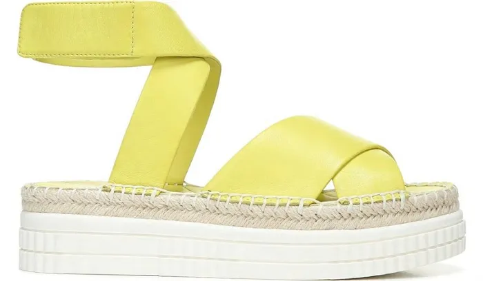 Platform Women Franco Sarto Franco Brock Platform Sandal Limeade Leather