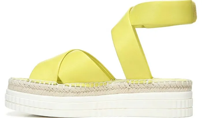 Platform Women Franco Sarto Franco Brock Platform Sandal Limeade Leather