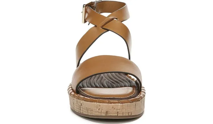 Platform Women Franco Sarto Sarto Zarlo Platform Sandal Cuoio Leather