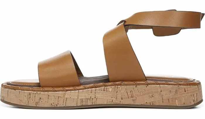 Platform Women Franco Sarto Sarto Zarlo Platform Sandal Cuoio Leather