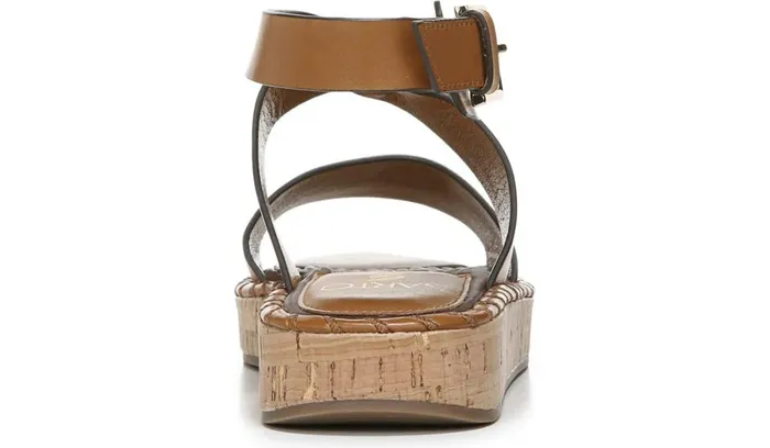Platform Women Franco Sarto Sarto Zarlo Platform Sandal Cuoio Leather