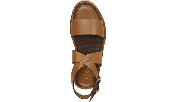 Platform Women Franco Sarto Sarto Zarlo Platform Sandal Cuoio Leather