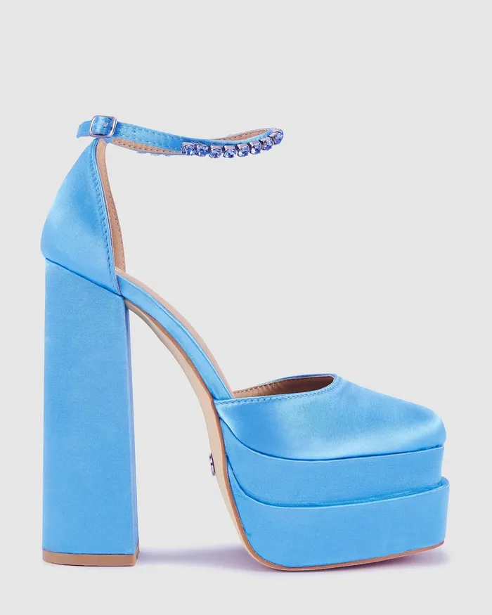 Platforms ZAGUAR BLUE Pumps NOVO Shoes Women