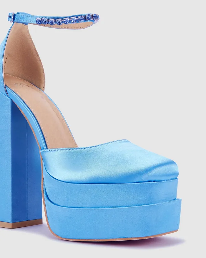 Platforms ZAGUAR BLUE Pumps NOVO Shoes Women
