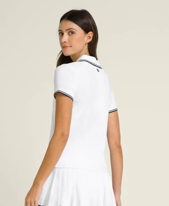 Polos Women Wilson Club Polo Bright White Polos Women Wilson Club Polo Bright White