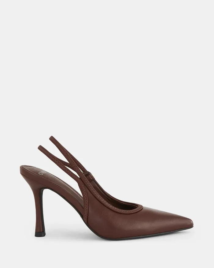 Pumps IANTHE MILK CHOCOLATE High Heels 8211 NOVO Shoes Women