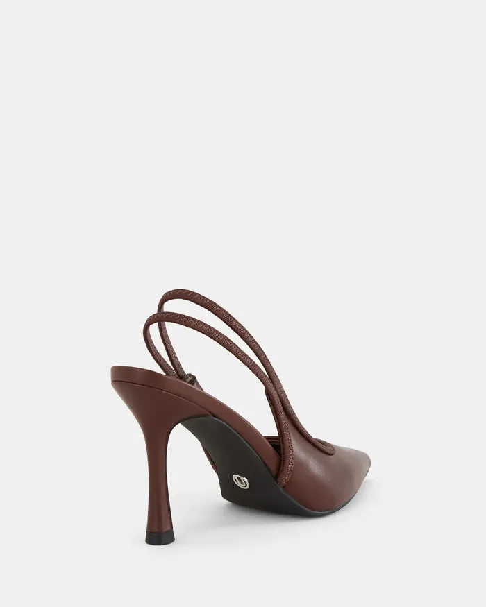 Pumps IANTHE MILK CHOCOLATE High Heels 8211 NOVO Shoes Women