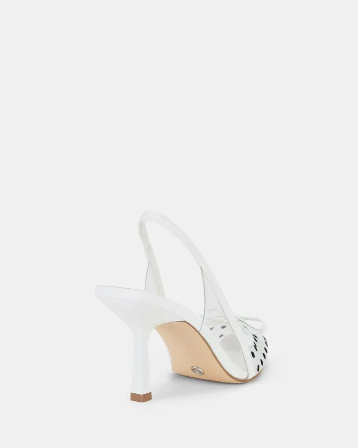 Pumps NOVO Shoes Women INTARA WHITE Closed Toe Heels