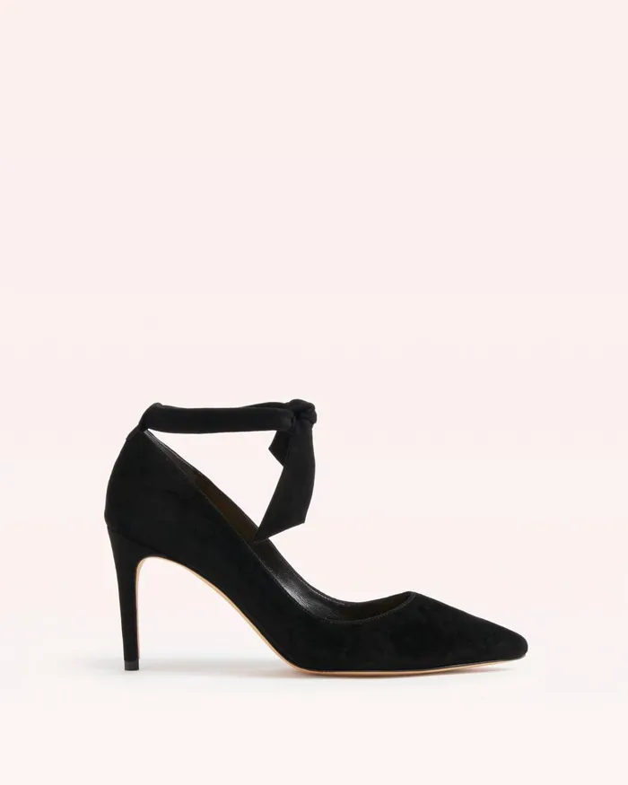 Pumps Women Alexandre Birman Clarita 85 Suede Pump Alexandre Birman Black