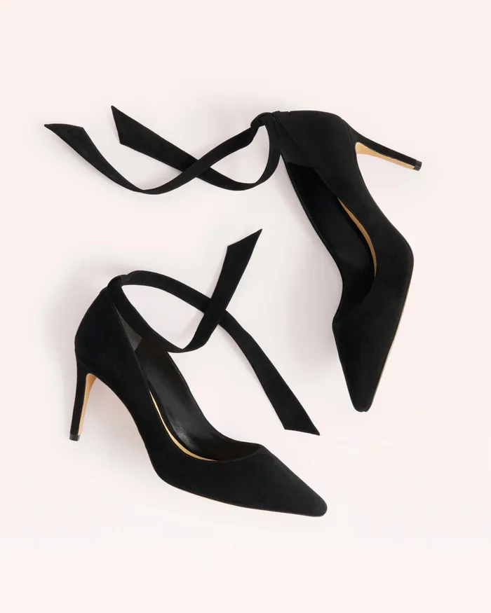 Pumps Women Alexandre Birman Clarita 85 Suede Pump Alexandre Birman Black
