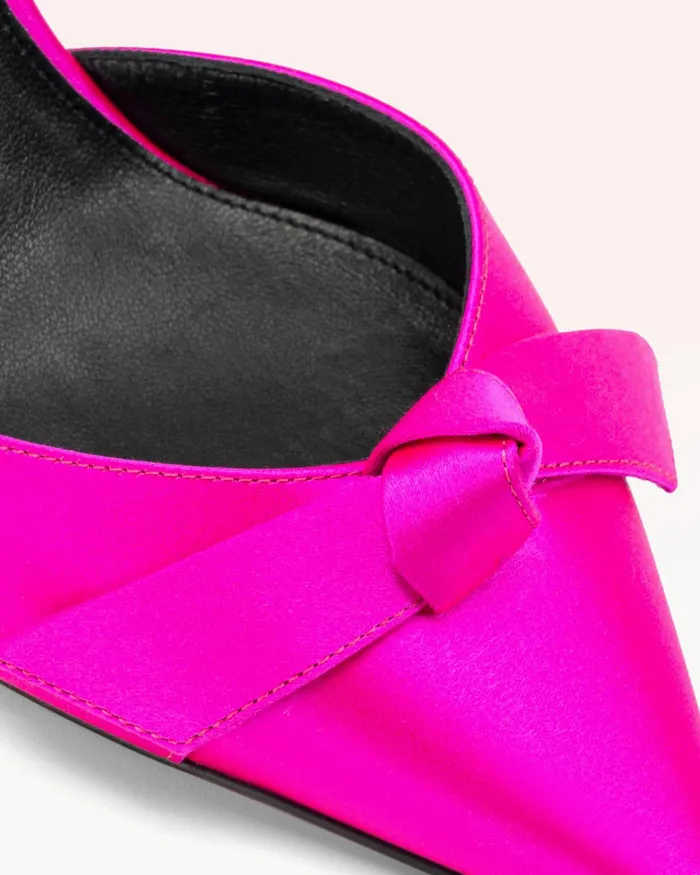 Pumps Women Alexandre Birman Clarita Bell Slingback 100 Neon Pink Neon Pink