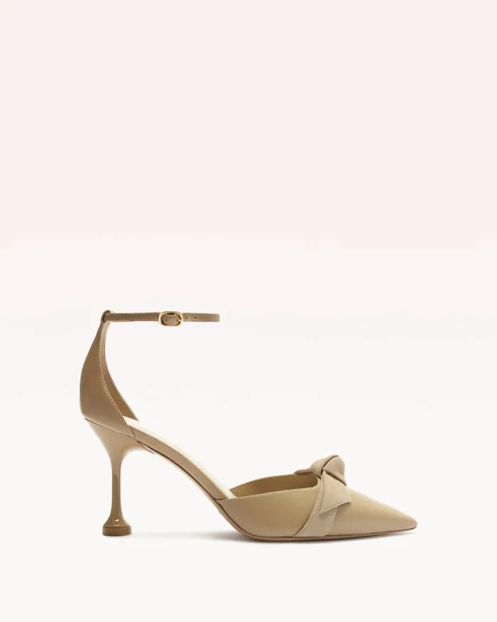 Pumps Women Alexandre Birman Clarita Flare Pump 85 Semolina Semolina