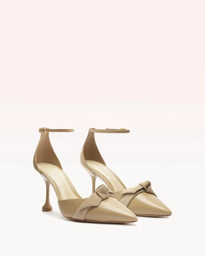 Pumps Women Alexandre Birman Clarita Flare Pump 85 Semolina Semolina