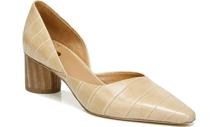Pumps Women Franco Sarto Sarto Rita Pump Sand Crocco Leather