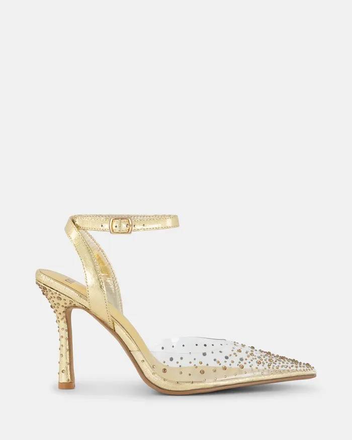 Pumps ZPELL GOLD Closed Toe Heels 8211 NOVO Shoes Women
