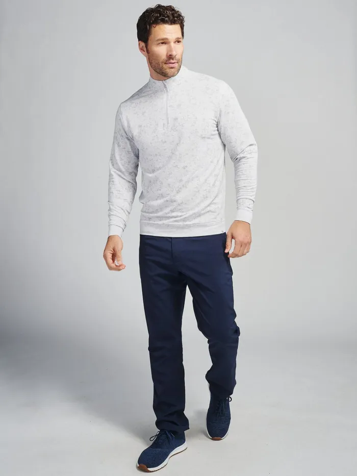 Quarter Zips Men Tasc Performance Cloud French Terry Print Quarter Zip
