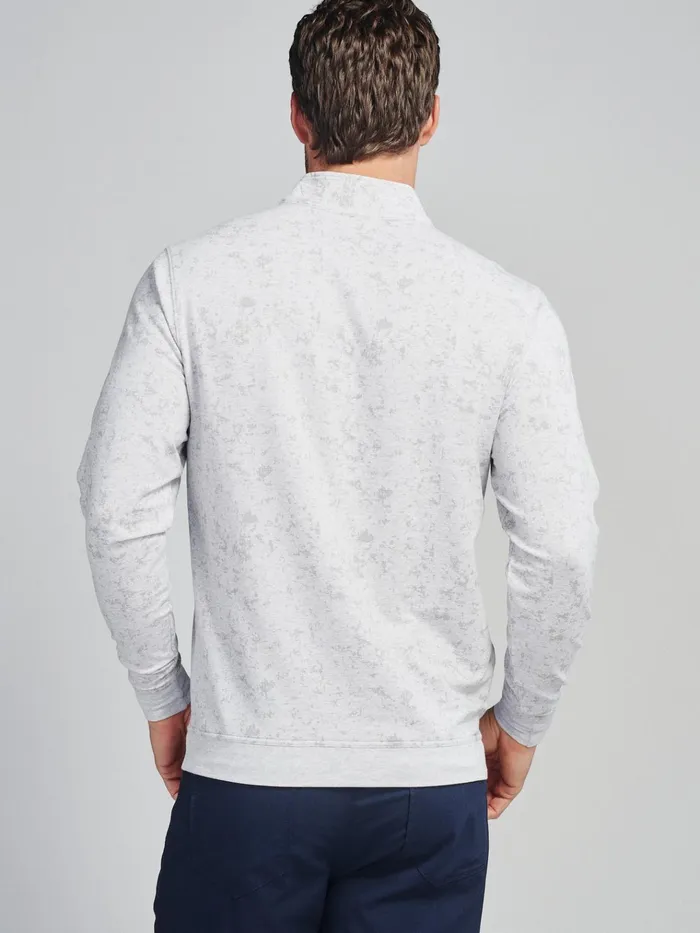 Quarter Zips Men Tasc Performance Cloud French Terry Print Quarter Zip