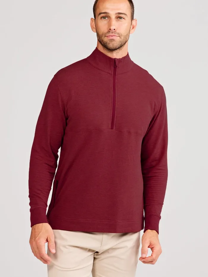 Quarter Zips Men Tasc Performance Venture Fleece 12 Zip