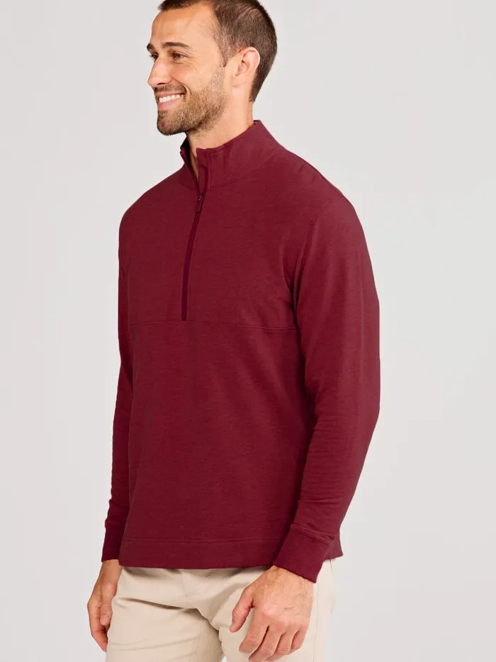 Quarter Zips Men Tasc Performance Venture Fleece 12 Zip