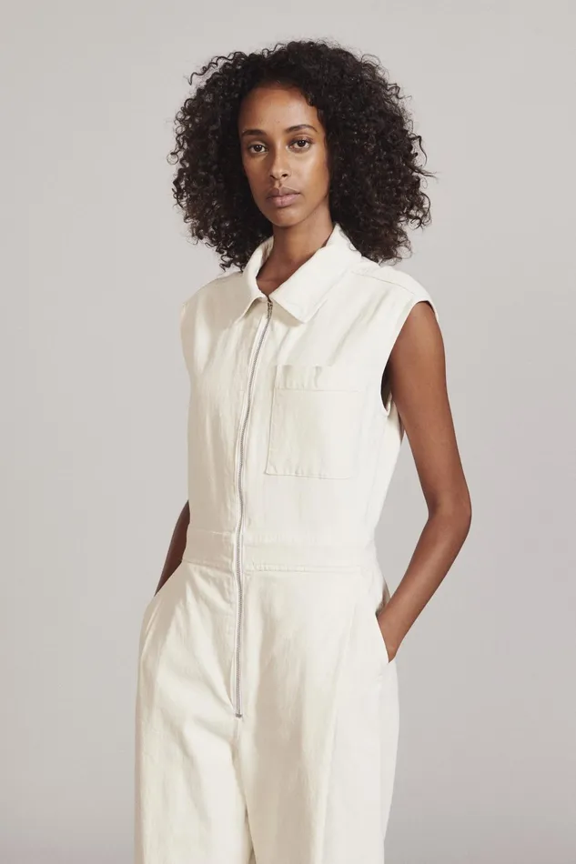Rachel Comey Jumpsuits Women Annin Jumpsuit Dirty White