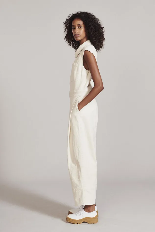 Rachel Comey Jumpsuits Women Annin Jumpsuit Dirty White
