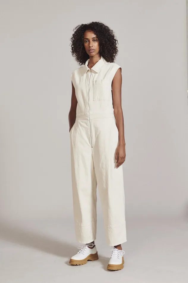 Rachel Comey Jumpsuits Women Annin Jumpsuit Dirty White