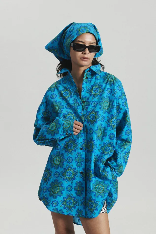 Rachel Comey Scarves Women Klyde Scarf Blue Multi