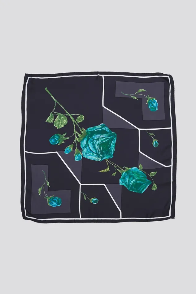 Rachel Comey Scarves Women Rose Scarf Black Multi