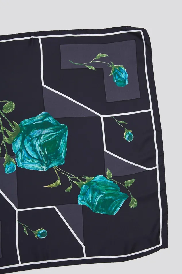 Rachel Comey Scarves Women Rose Scarf Black Multi