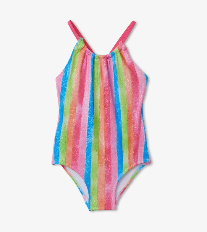 Rainbow Stripes Swimsuit Hatley
