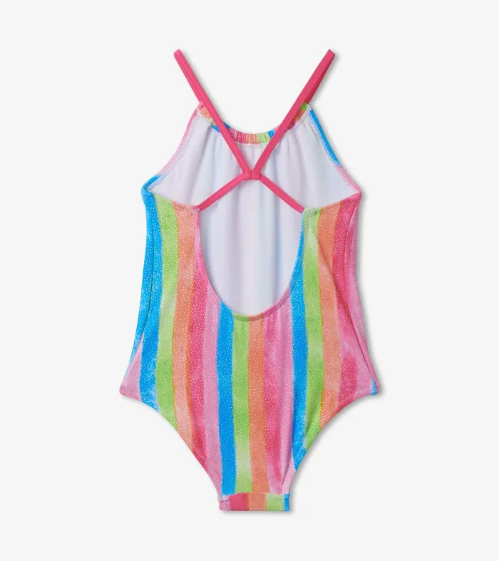 Rainbow Stripes Swimsuit Hatley