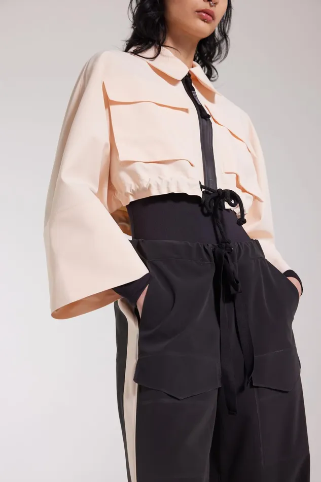 Raincoats Women Stutterheim Lilla Tre Zip Raincoat Peach