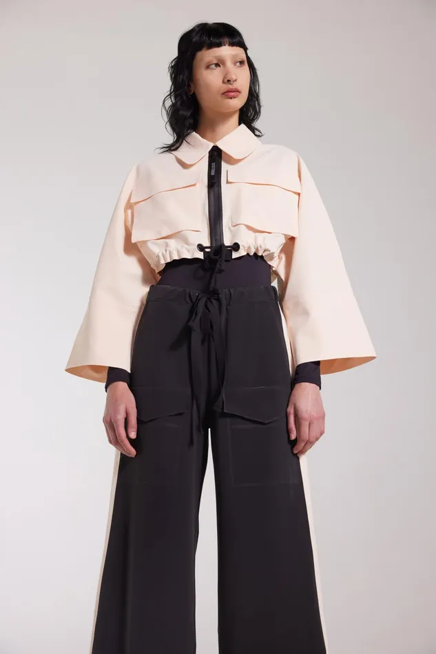 Raincoats Women Stutterheim Lilla Tre Zip Raincoat Peach