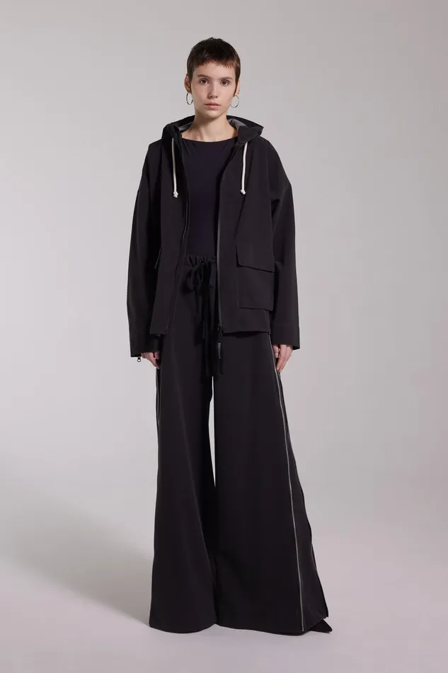 Raincoats Women Stutterheim Sandviken Matte Zip Raincoat Black