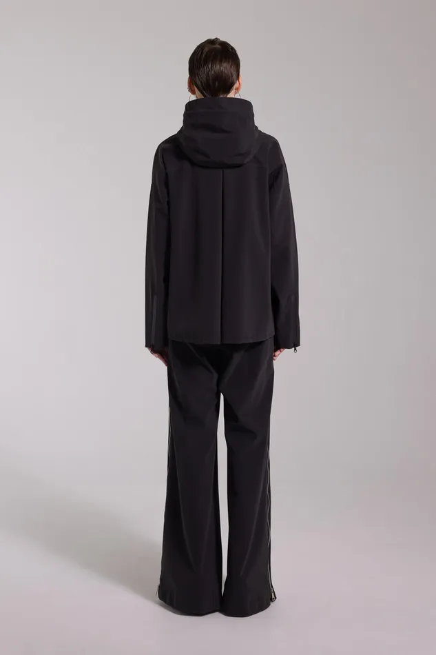 Raincoats Women Stutterheim Sandviken Matte Zip Raincoat Black