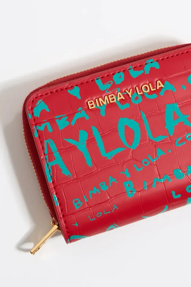 Red Mock Croc Flap Purse Bimbaylolacom Red Women Bimba Y Lola Wallets And Coin Purses Red Mock Croc Flap Purse Bimbaylolacom Red Women Bimba Y Lola Wallets And Coin Purses