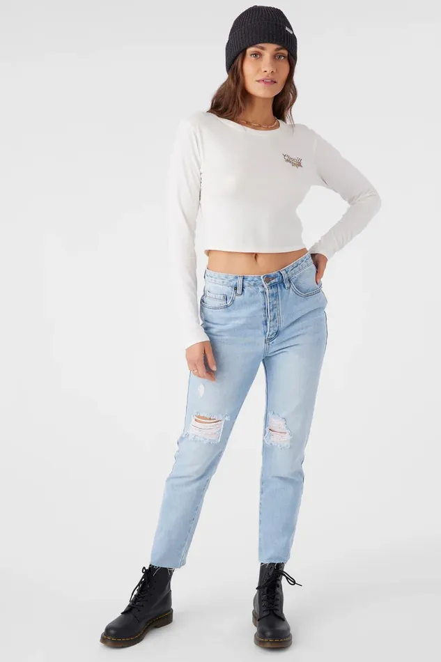 REEF BREAK LONG SLEEVE TEE Winter White Women O039NEILL Clothing
