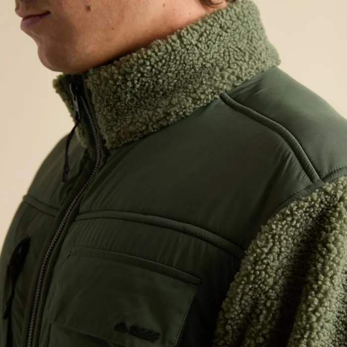 Reef Outerwear Cooke Sherpa Jacket Olivine 8211 Men Reef Outerwear Cooke Sherpa Jacket Olivine 8211 Men