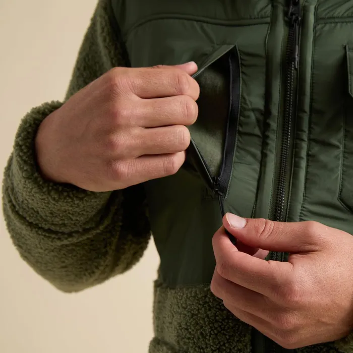 Reef Outerwear Cooke Sherpa Jacket Olivine 8211 Men Reef Outerwear Cooke Sherpa Jacket Olivine 8211 Men