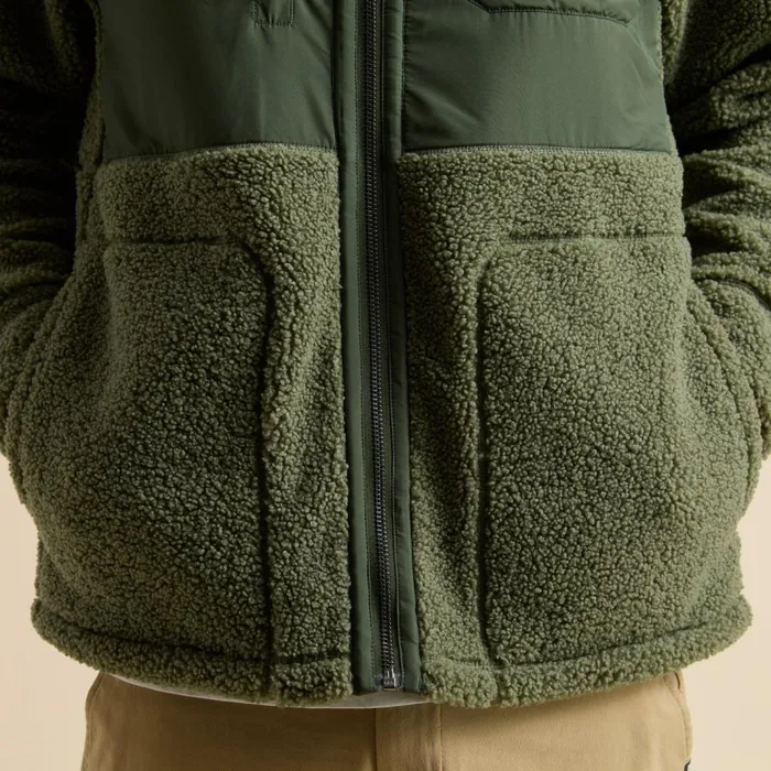 Reef Outerwear Cooke Sherpa Jacket Olivine 8211 Men Reef Outerwear Cooke Sherpa Jacket Olivine 8211 Men