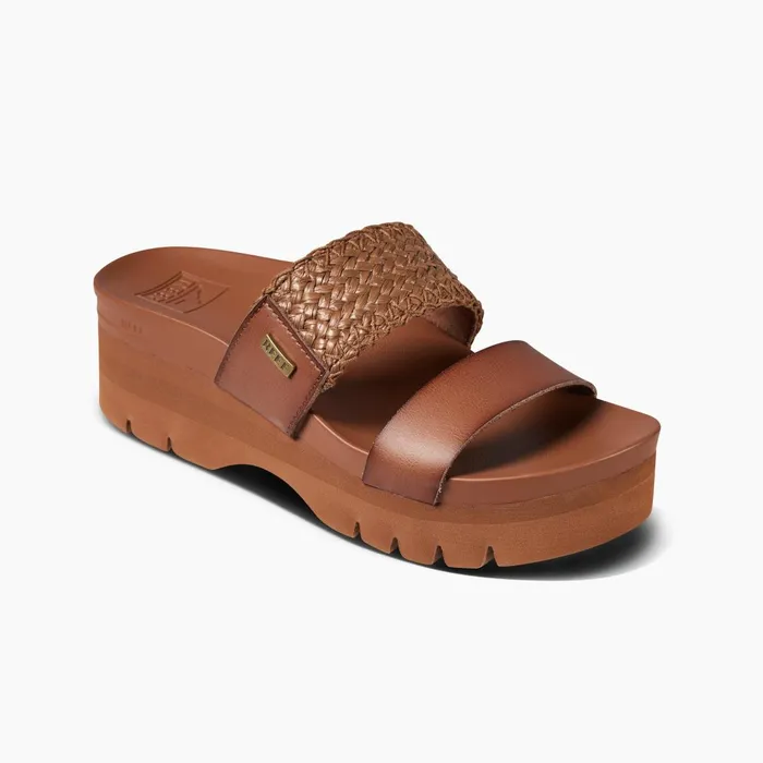 Reef Sandals Cushion Vista Higher Espresso Raffia 8211 Women Reef Sandals Cushion Vista Higher Espresso Raffia 8211 Women