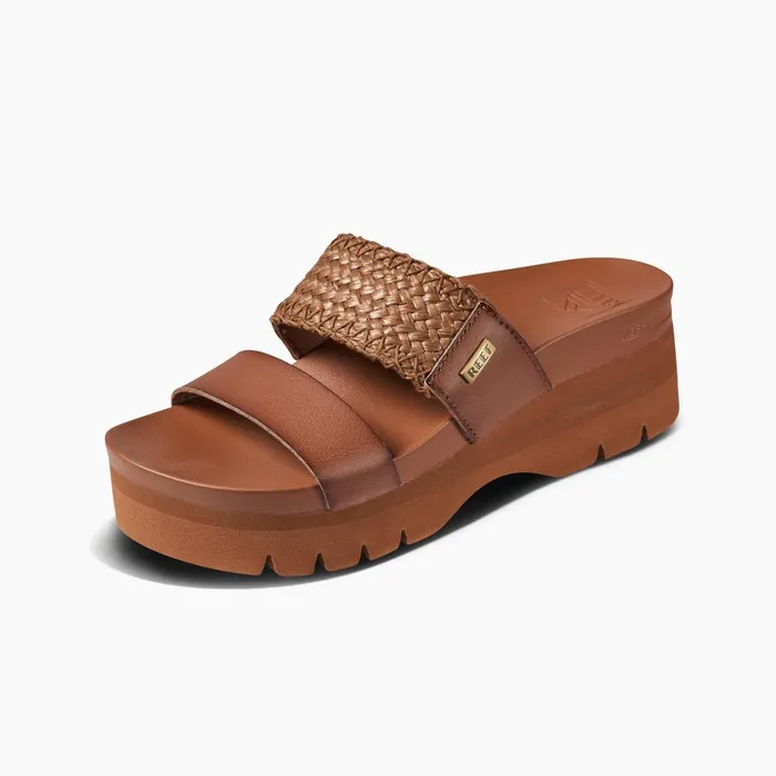 Reef Sandals Cushion Vista Higher Espresso Raffia 8211 Women Reef Sandals Cushion Vista Higher Espresso Raffia 8211 Women