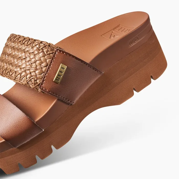 Reef Sandals Cushion Vista Higher Espresso Raffia 8211 Women Reef Sandals Cushion Vista Higher Espresso Raffia 8211 Women