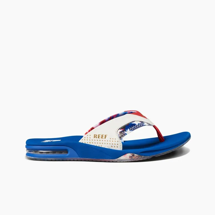Reef Sandals Fanning Red White And Blue 8211 Men