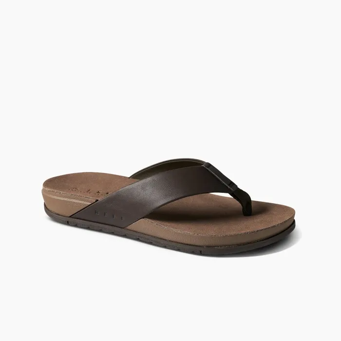 Reef Sandals Ojai Brown Leather 8211 Men Reef Sandals Ojai Brown Leather 8211 Men