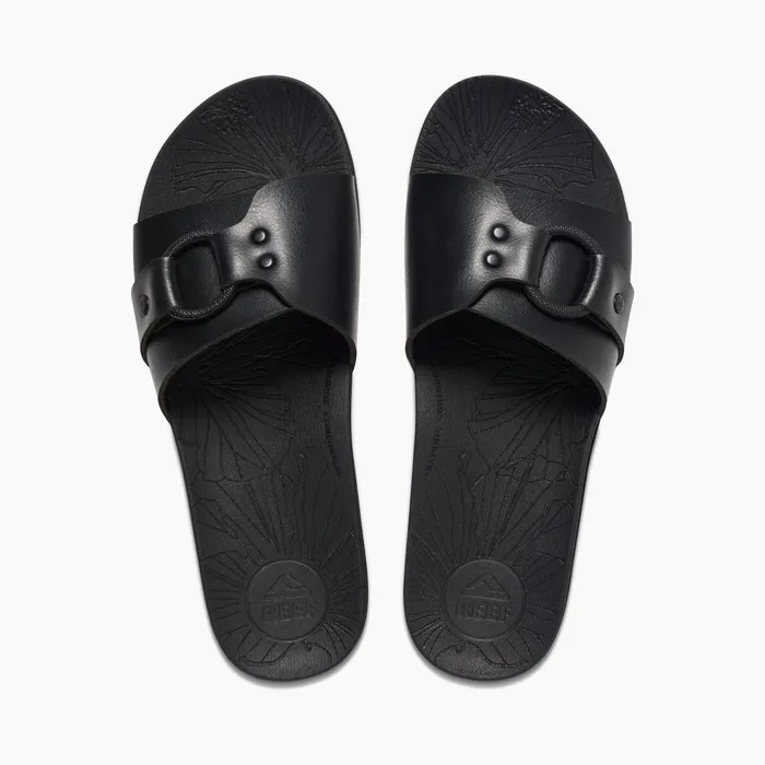 Reef Slides Cushion Soho Cruz Black Night 8211 Women Reef Slides Cushion Soho Cruz Black Night 8211 Women