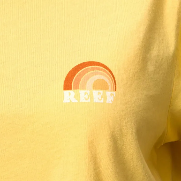 Reef TShirts Tanks and Dresses Becca 18034 Crop Tee Cornsilk 8211 Women Reef TShirts Tanks and Dresses Becca 18034 Crop Tee Cornsilk 8211 Women