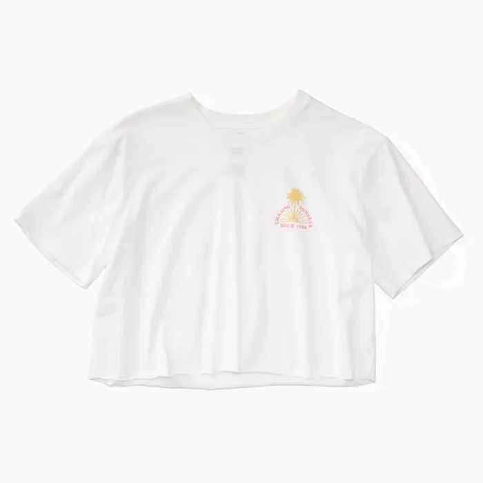 Reef TShirts Tanks and Dresses Crew Life Crop Tee Marshmallow 8211 Women Reef TShirts Tanks and Dresses Crew Life Crop Tee Marshmallow 8211 Women